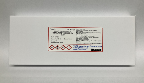 Osmium tetroxide crystals – Nisshin-EM