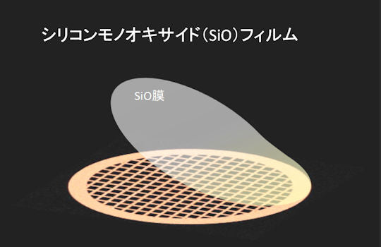 シリコンモノオキサイド(SiO)支持膜