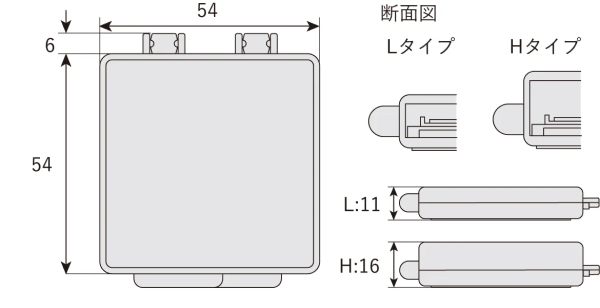 ゲルベース　2インチ　フラットタイプ